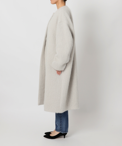 Spick & Span（スピックアンドスパン）の「シャギーコクーンコート（その他アウター・レディース・ブルー系その他/ライトグレー・36/38）」の17枚目の写真