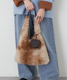 CIAOPANIC TYPY | ポーチチャーム付きミックスボアBAG(トートバッグ)