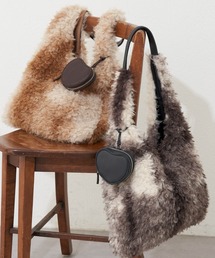 CIAOPANIC TYPY | ポーチチャーム付きミックスボアBAG(トートバッグ)