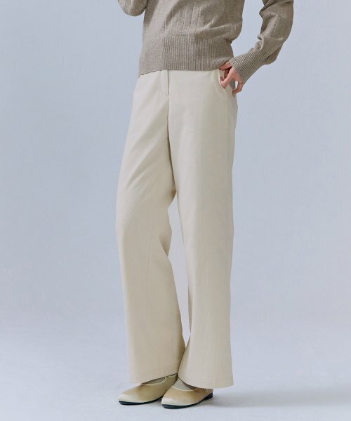 CHASECULT(チェイスカルト)の「レディース コーデュロイワイドパンツ-CFRG2272C05(その他パンツ・レディース・オートミール・67/70)」の2枚目の写真