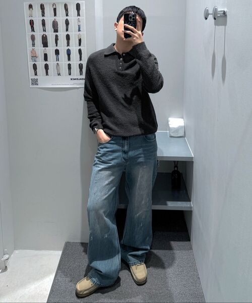 INSILENCE（インサイロンス）の「ベビーアルパカブークルカラー ニット CHARCOAL（ニット/セーター・レディース・その他・SMALL/MEDIUM/LARGE）」の15枚目の写真