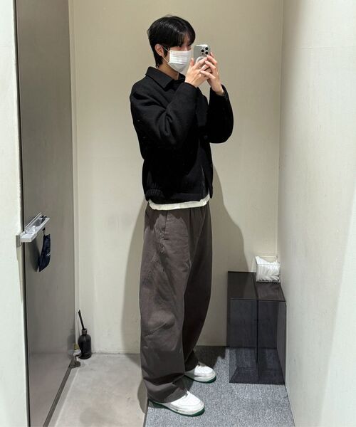 INSILENCE（インサイロンス）の「ベビーアルパカブークルカラー ニット CHARCOAL（ニット/セーター・レディース・その他・SMALL/MEDIUM/LARGE）」の8枚目の写真