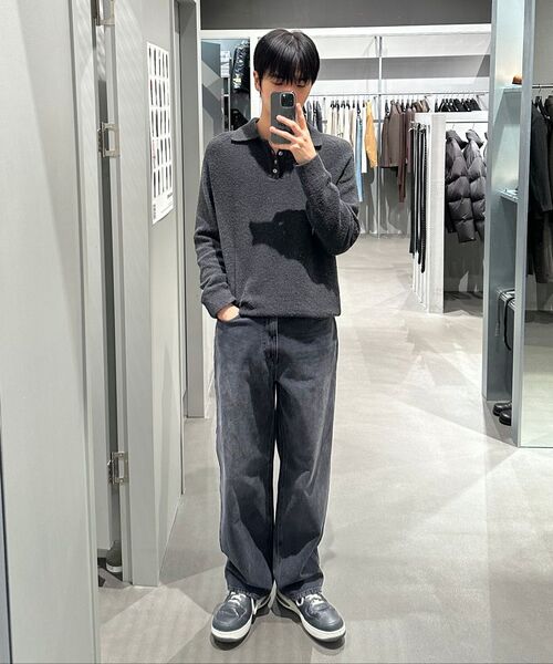 INSILENCE（インサイロンス）の「ベビーアルパカブークルカラー ニット CHARCOAL（ニット/セーター・レディース・その他・SMALL/MEDIUM/LARGE）」の10枚目の写真