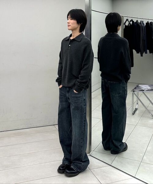 INSILENCE（インサイロンス）の「ベビーアルパカブークルカラー ニット CHARCOAL（ニット/セーター・レディース・その他・SMALL/MEDIUM/LARGE）」の11枚目の写真
