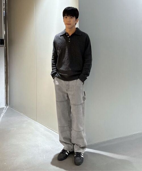 INSILENCE（インサイロンス）の「ベビーアルパカブークルカラー ニット CHARCOAL（ニット/セーター・レディース・その他・SMALL/MEDIUM/LARGE）」の2枚目の写真