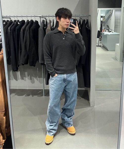 INSILENCE（インサイロンス）の「ベビーアルパカブークルカラー ニット CHARCOAL（ニット/セーター・レディース・その他・SMALL/MEDIUM/LARGE）」の6枚目の写真
