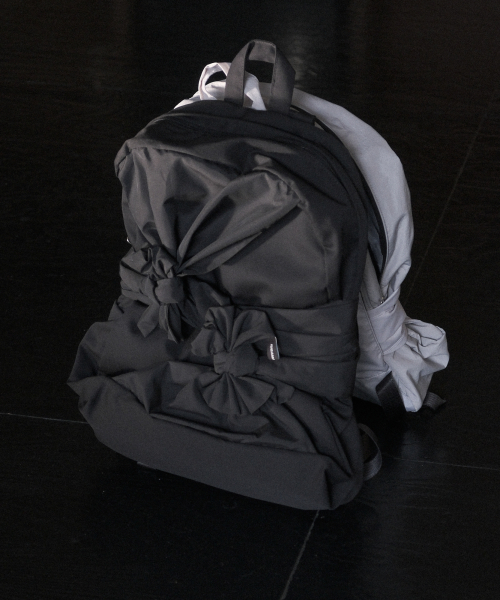 IUGAMAKARAS(イウガマカラス)の「Knotted Backpack Type A (Black)(バックパック/リュック・レディース・その他・FREE)」の8枚目の写真