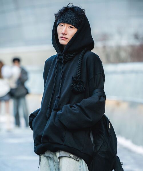 IUGAMAKARAS(イウガマカラス)の「Knotted Backpack Type A (Black)(バックパック/リュック・レディース・その他・FREE)」の16枚目の写真