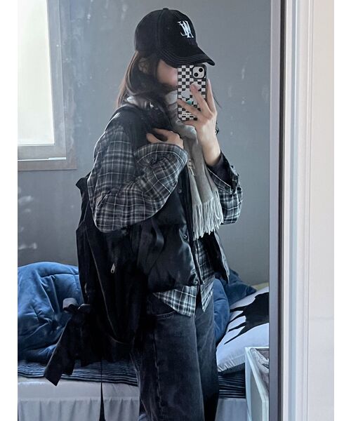 IUGAMAKARAS(イウガマカラス)の「Knotted Backpack Type A (Black)(バックパック/リュック・レディース・その他・FREE)」の22枚目の写真