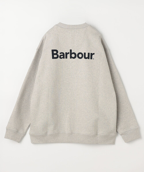 Barbour（バブアー）の「Barbour/バブアー BRUSHED NICHOLASOS C/N SWT（スウェット・メンズ・ブラック/グレー・38/40/42）」の2枚目の写真