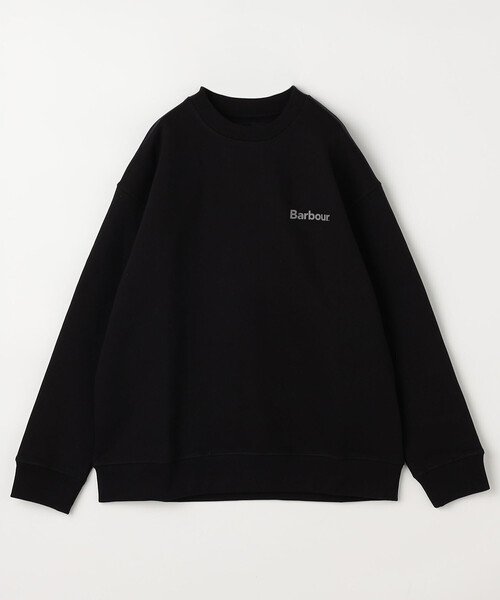 Barbour（バブアー）の「Barbour/バブアー BRUSHED NICHOLASOS C/N SWT（スウェット・メンズ・ブラック/グレー・38/40/42）」の3枚目の写真