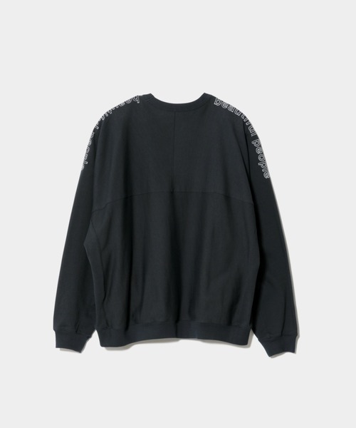 beautiful people（ビューティフルピープル）の「suvin compact jersey no shoulder long T（Tシャツ/カットソー・レディース・ネイビー/アイボリー・38/40）」の4枚目の写真