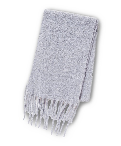 OSMOSIS（オズモーシス）の「ウールブークレストール（ストール/ショール・レディース・ライトブルー/ブラック/ブラウン/アイボリー・ONE SIZE）」の4枚目の写真