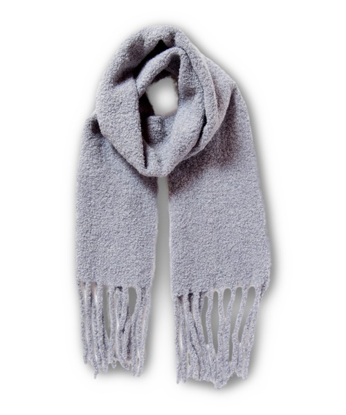 OSMOSIS（オズモーシス）の「ウールブークレストール（ストール/ショール・レディース・ライトブルー/ブラック/ブラウン/アイボリー・ONE SIZE）」の5枚目の写真