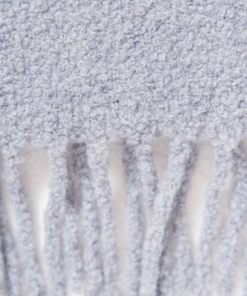 OSMOSIS（オズモーシス）の「ウールブークレストール（ストール/ショール・レディース・ライトブルー/ブラック/ブラウン/アイボリー・ONE SIZE）」の6枚目の写真