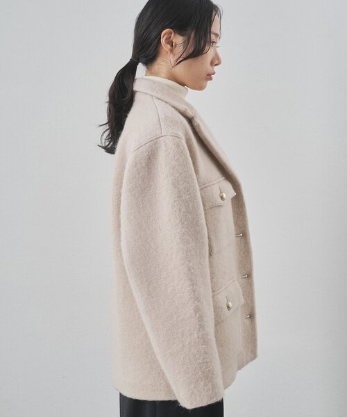 Whim Gazette（ウィムガゼット）の「シャギーサファリジャケット（その他アウター・レディース・オフホワイト/ベージュ・FREE）」の16枚目の写真