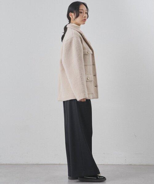 Whim Gazette（ウィムガゼット）の「シャギーサファリジャケット（その他アウター・レディース・オフホワイト/ベージュ・FREE）」の17枚目の写真