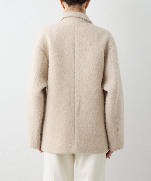 Whim Gazette（ウィムガゼット）の「シャギーサファリジャケット（その他アウター・レディース・オフホワイト/ベージュ・FREE）」の11枚目の写真