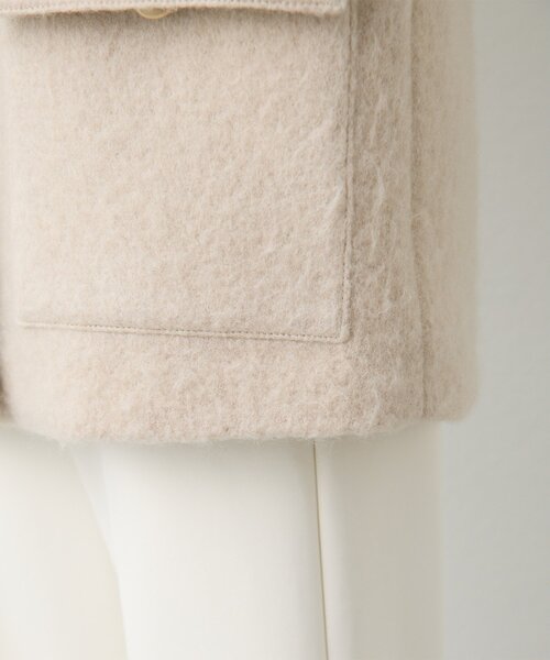 Whim Gazette（ウィムガゼット）の「シャギーサファリジャケット（その他アウター・レディース・オフホワイト/ベージュ・FREE）」の7枚目の写真