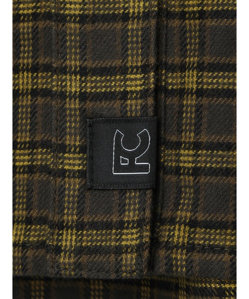 FELICITY(フェリシティ)の「Piping Check Shirt(シャツ/ブラウス・レディース・ダークオリーブ/イエロー・2)」の7枚目の写真