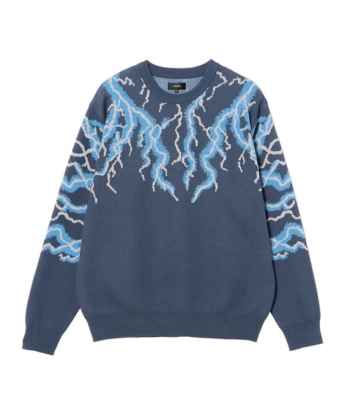 BEAMS（ビームス）の「12ゲージ サンダー クルーネック ニット（ニット/セーター・メンズ・ネイビー/ブラック・L/M/S/XL）」の9枚目の写真
