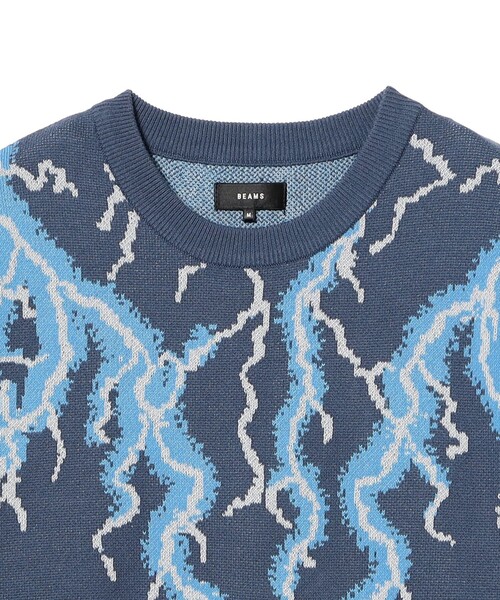 BEAMS（ビームス）の「12ゲージ サンダー クルーネック ニット（ニット/セーター・メンズ・ネイビー/ブラック・L/M/S/XL）」の10枚目の写真