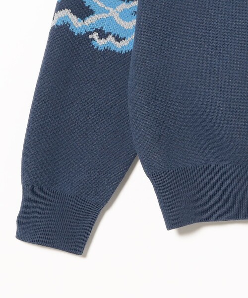 BEAMS（ビームス）の「12ゲージ サンダー クルーネック ニット（ニット/セーター・メンズ・ネイビー/ブラック・L/M/S/XL）」の11枚目の写真