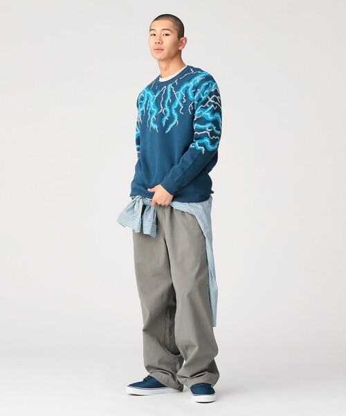 BEAMS（ビームス）の「12ゲージ サンダー クルーネック ニット（ニット/セーター・メンズ・ネイビー/ブラック・L/M/S/XL）」の15枚目の写真