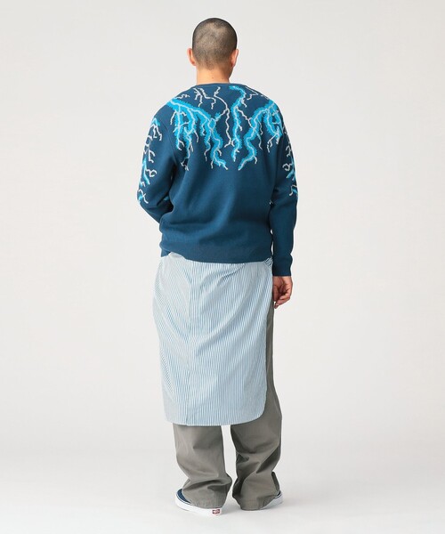 BEAMS（ビームス）の「12ゲージ サンダー クルーネック ニット（ニット/セーター・メンズ・ネイビー/ブラック・L/M/S/XL）」の16枚目の写真