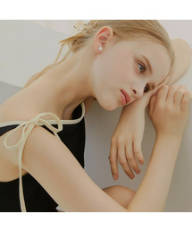 VIKINI VENDER（ビキニベンダー）の「Dienes Boatneck Ribbon Monokini - Black（水着）」