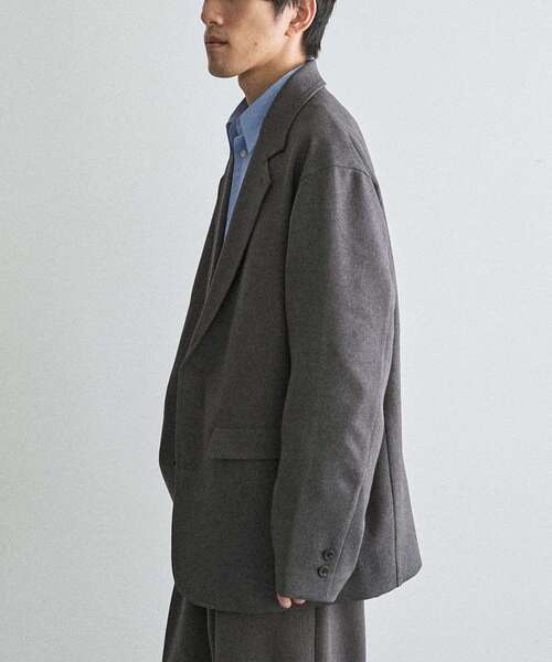 CRAFT STANDARD BOUTIQUE（クラフトスタンダードブティック）の「ウールライクポリツイルジャケット（テーラードジャケット・メンズ・ベージュ/ブラウン/ブラック/グレー・S/M/L）」の7枚目の写真