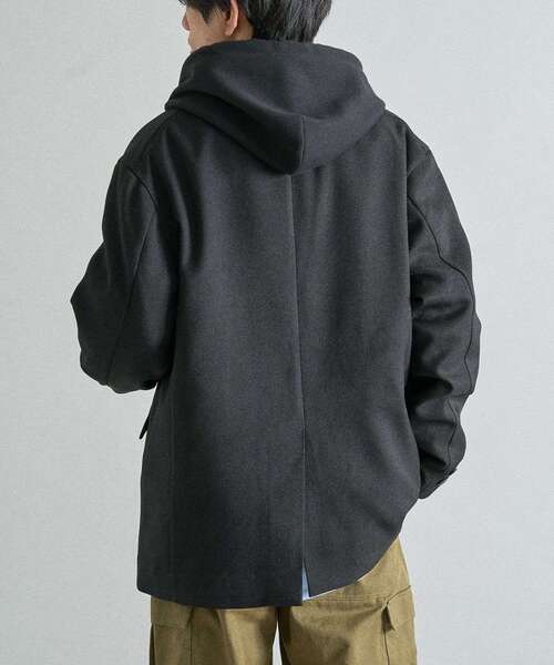 CRAFT STANDARD BOUTIQUE（クラフトスタンダードブティック）の「ウールライクポリツイルジャケット（テーラードジャケット・メンズ・ベージュ/ブラウン/ブラック/グレー・S/M/L）」の18枚目の写真