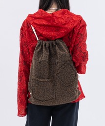 JOHN'S CLOSET（ジョンズクローゼット）の「【13】スプレー加工 デニム ナップサック（バックパック/リュック）」