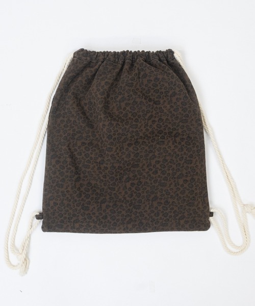JOHN'S CLOSET（ジョンズクローゼット）の「【13】スプレー加工 デニム ナップサック（バックパック/リュック・メンズ・レオパード/カモフラージュ/ブルー/ブラック・FREE）」の14枚目の写真