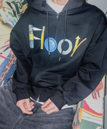 ALAND | 【UNISEX】POT／Floorフードジップアップ(パーカー)