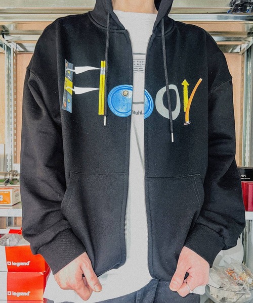 ALAND（エーランド）の「【UNISEX】POT／Floorフードジップアップ（パーカー・レディース・ブラック・SMALL/MEDIUM）」の11枚目の写真