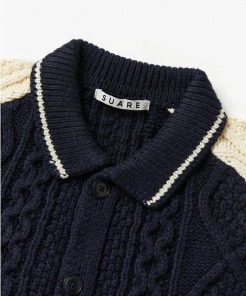 SUARE(スアレ)の「エアウルアランスタジアムブラウン(カーディガン/ボレロ・レディース・ブラウン・LARGE/MEDIUM)」の3枚目の写真