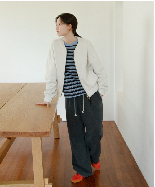 COVERNAT(カバーナット)の「ピグメントスウェットパンツ カーキグレー(スウェットパンツ・メンズ・その他・SMALL/MEDIUM/LARGE/X-LARGE)」の4枚目の写真