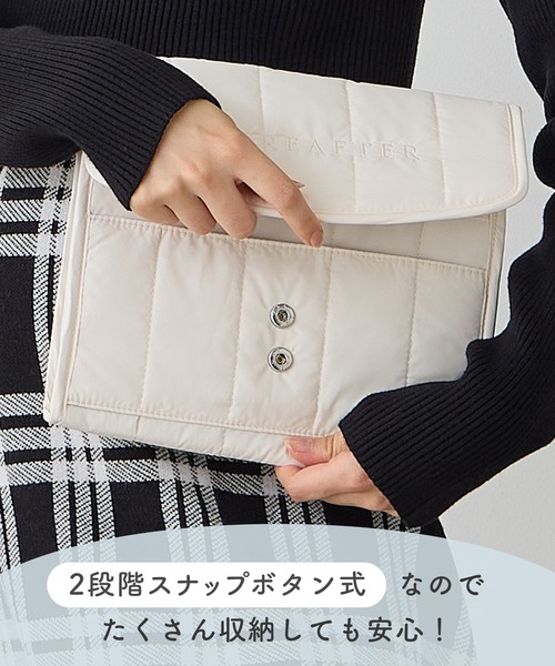 Rosemadame(ローズマダム)の「キルティングロゴ母子手帳ケース(母子手帳ケース・レディース・アイボリー/サックスブルー/ブラック/パープル・FREE)」の21枚目の写真