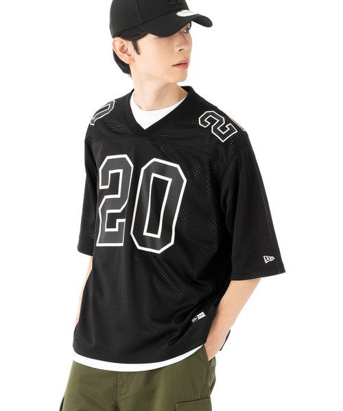 NEW ERA(ニューエラ)の「ニューエラ フットボールTシャツ 半袖(Tシャツ/カットソー・メンズ・ストーン/ブラック・XXL/XL/L/M)」の20枚目の写真