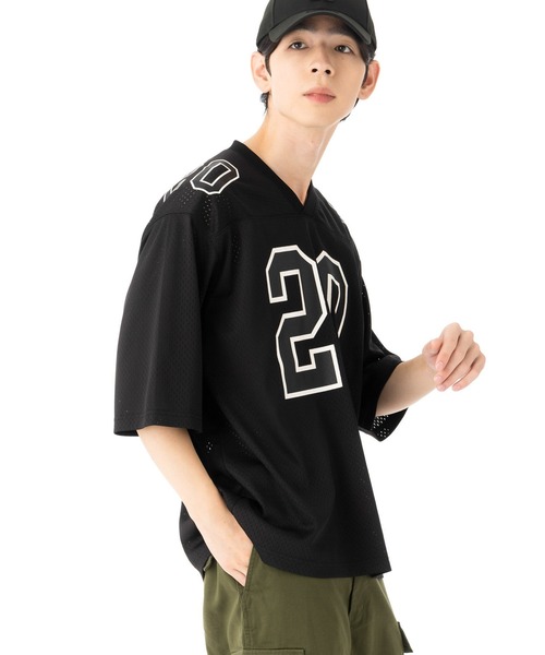 NEW ERA(ニューエラ)の「ニューエラ フットボールTシャツ 半袖(Tシャツ/カットソー・メンズ・ストーン/ブラック・XXL/XL/L/M)」の22枚目の写真