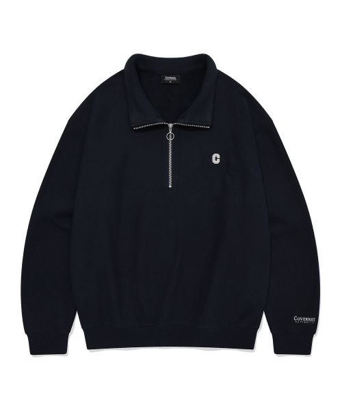 COVERNAT(カバーナット)の「スモールCロゴコーデュロイハーフジップネイビー(その他トップス・レディース・その他・X-SMALL/SMALL/MEDIUM/LARGE/X-LARGE)」の3枚目の写真