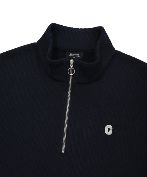 COVERNAT(カバーナット)の「スモールCロゴコーデュロイハーフジップネイビー(その他トップス・レディース・その他・X-SMALL/SMALL/MEDIUM/LARGE/X-LARGE)」の4枚目の写真