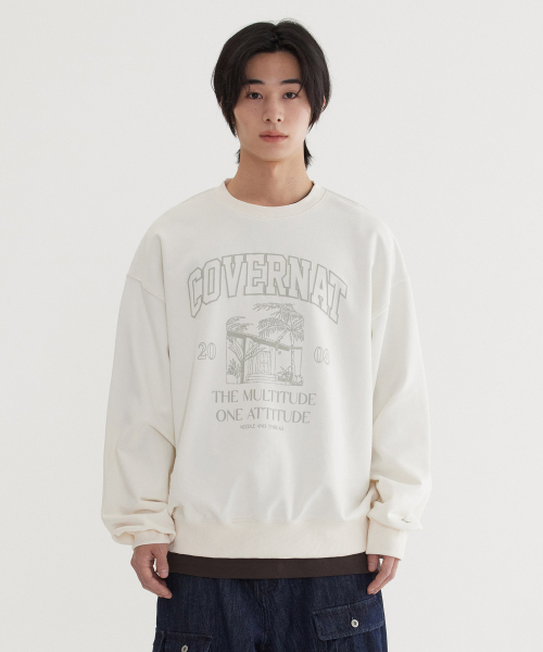 COVERNAT(カバーナット)の「ファームツリーグラフィック スウェット Ivory(スウェット・レディース・その他・SMALL/MEDIUM/LARGE/X-LARGE)」の1枚目の写真