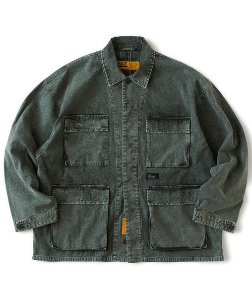 FAT（エフエイティー）の「F.D.U.（シャツ/ブラウス・メンズ・オリーブ/ブラック/ピンク・JUMBO(XXL)/FAT(XL)/SKINNY(L)/TITCH(M)）」の3枚目の写真