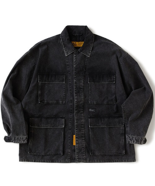 FAT（エフエイティー）の「F.D.U.（シャツ/ブラウス・メンズ・オリーブ/ブラック/ピンク・JUMBO(XXL)/FAT(XL)/SKINNY(L)/TITCH(M)）」の2枚目の写真