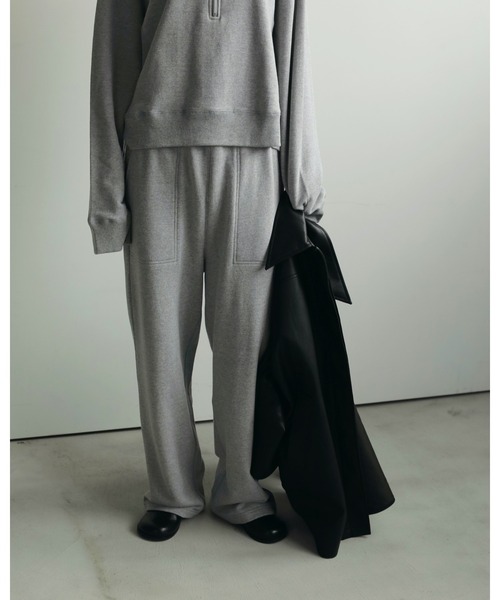 anuke(アンヌーク)の「Wide Sweat Pants(その他パンツ・レディース・グレー/チャコールグレー・36inch/38inch)」の9枚目の写真