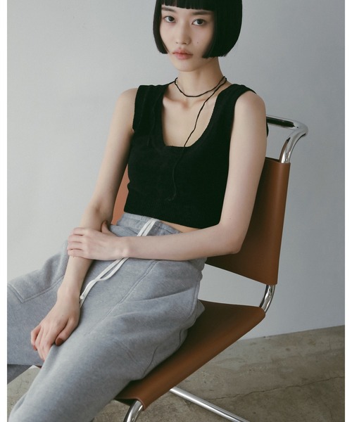 anuke(アンヌーク)の「Wide Sweat Pants(その他パンツ・レディース・グレー/チャコールグレー・36inch/38inch)」の11枚目の写真