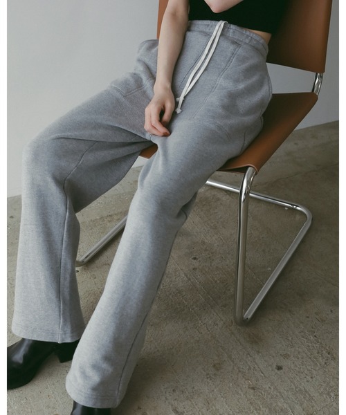 anuke(アンヌーク)の「Wide Sweat Pants(その他パンツ・レディース・グレー/チャコールグレー・36inch/38inch)」の12枚目の写真