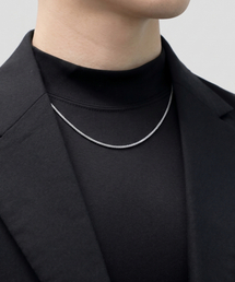 BASSCLEF（ベースクレフ）の「サカクチェーン メンズ ネックレス サージカルスチール CLEF Square Chain NEC（ネックレス）」